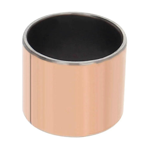 Oilless Bushing Sleeve Bearing 1.25 Inch Bore 1.40 Inch OD 1.17 Inch Length Self Lubricating Maintenance Free Carbon Steel
