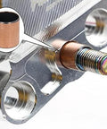 Oilless Bushing Sleeve Bearing 1.25 Inch Bore 1.40 Inch OD 1.17 Inch Length in use on industrial machinery part