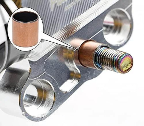 Oilless Bushing Sleeve Bearing 1.25 Inch Bore 1.40 Inch OD 1.17 Inch Length in use on industrial machinery part
