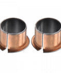 Flanged Sleeve Bearing Set With 22mm Bore And 25mm Outer Diameter, 20mm Length, 32mm Flange Diameter And 1.5mm Flange Thickness