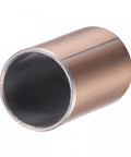 Oilless Sleeve Bearing 20mm Bore 23mm OD 40mm Length 2 Pack With Carbon Steel Base Bronze Sintered Composite Coating