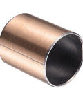 Oilless Sleeve Bearing 35mm Bore 39mm OD 50mm Length Wrapped Bushings, bronze coating, carbon steel base, side view