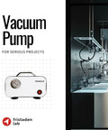 Oilless Vacuum Pump For Filtration With 10 L Per Minute Flow Whisper Quiet At 40 Decibels Oil Free Diaphragm Pump with lab setup