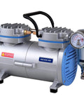 Pro Grade Oilless Vacuum Pump for Lab Filtration Microbiological Testing Suspended Solids Analysis and Air Sampling 110V 60Hz Ready to Roll, Rocker 400 Built for Quick, Reliable Sample Prep and Smooth Performance, front view