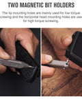 Using OKNIFE Otacle D1 Titanium Small EDC Multi Bit Pocket Screwdriver with S2 Steel Magnetic Bits for low and high torque work