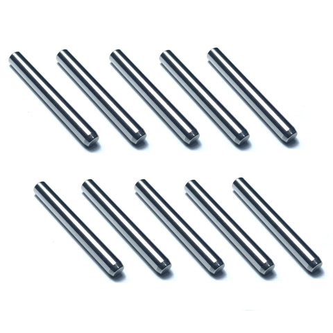 One Quarter Inch Dowel Pins 10 Pack For Furniture And Woodworking, Precision Ground Alloy Steel, Two Inch Length, Shelf Pins For Bunk Beds And Cabinets