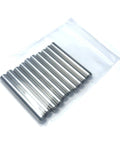 One Quarter Inch Dowel Pins 10 Pack For Furniture And Woodworking, Precision Ground Alloy Steel, Two Inch Length, Shelf Pins by ZDingTech