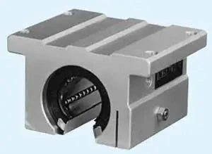 Front view of ✝️ SWD32 NB Ball Bushing 2 inch Open Block Linear Motion for smooth motion and stable alignment in automation systems, 1-pack