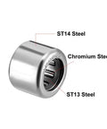 Drawn Cup Needle Roller Bearing Set Open End With 6mm Bore 10mm Outer Diameter And 8mm Width Built For Tight Spaces Heavy Duty Load Bearing