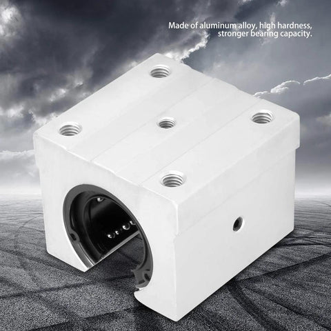 Open Type SBR30UU Linear Motion Bearing Slide Block for 30mm Rails, Aluminum Alloy Construction, high precision, close-up view