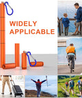3 Pcs Electrode Rod Storage Tube, Ybenlld Welding Rod Holder, Portable Aluminum Welding Rod Container, orange with travel images