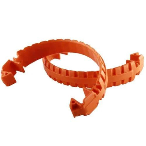 Heavy Duty Plastic Camlock Safety Locks For 4 Inch Cam And Groove Fittings, Visual Ear Locking Confirmation, Easy To Install, Pack Of Two
