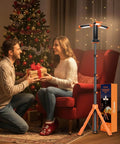Beefed Up 12000mAh Portable Camping Light With Stand, 3200 Lumen Rechargeable Work Light, 73.2 Inch Tall With Three Rotatable Panels