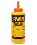 Front view of 8 oz High Visibility Orange Chalk For Chalk Lines Weather Resistant Marking Chalk Ideal For Metal Concrete Lumber