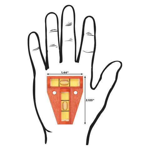 Cross Check Level For Quick Horizontal And Vertical Readings Ultra Compact And Lightweight Dual Direction Level With High Impact Orange Body