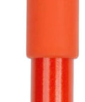 Pro Grade Long Reach Dust Mop Handle With Clip On Connector For Floor Cleaning 60 Inch Fiberglass in orange.