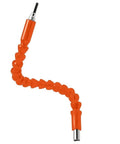 Electric Drill Universal Joint With 300mm Orange Flexible Shaft for Hand Drill and Electric Screwdriver, multi function extension