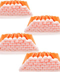Large Rectangular Foam Cleaning Swab Sticks 5.25 Inch Orange Pack of 200 for Inkjet Printer Heads and Electronics Cleanroom Grade Nonabrasive Tips