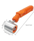 Pro Grade Seam Roller Hand Roller With Anti Slip Ergonomic Steel Roller for Wallpaper Vinyl Car Audio Sound Deadening and DIY Home Decor