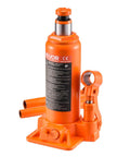 6 Ton Hydraulic Bottle Jack For Cars Trucks SUVs With 7.7 To 14.8 Inch Lifting Range Heavy Duty Welded Body Orange
