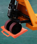 Pallet Jack Chock Heavy Duty Wheel Stopper For Pallet Jacks And Trucks Stabilizes Wheels For Safer Handling Durable Orange