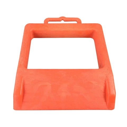 Pallet Jack Chock Heavy Duty Wheel Stopper For Pallet Jacks And Trucks Stabilizes Wheels For Safer Handling Durable Orange Plastic And Composite