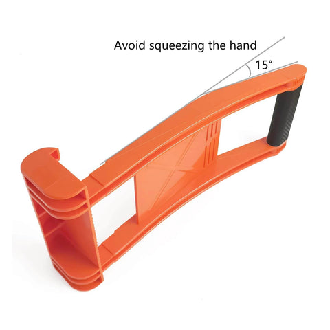✝️ 2 Pcs Carrier Drywall Tools ABS Plastic Panel Carrier shown in side view highlighting ergonomic handle for safety