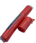 12 Meter Pneumatic PU 6x4mm Telescopic Spiral Hose wrapped in packaging, orange polyurethane construction for air compressors and fittings