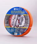 Three Eighth Inch PVC Air Hose Kit 25 Foot With Seventeen Piece Accessory Set Featuring Solid Brass Ends And Dual One Quarter MNPT Connectors