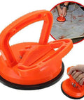 Power Grip Vacuum Suction Cup Dent Puller with 5 Inch Diameter Cup and Rugged Nylon Handle for lifting glass and metal surfaces