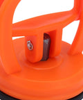 Close-up of orange suction cup on Two Pack Suction Cup Lifter For Glass And Tile Portable Vacuum Lifter Handheld Glass Puller