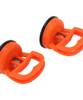 Two Pack Suction Cup Lifter Set For Glass Tiles And Mirrors, Heavy Duty Vacuum Lifter With Easy Clamp Handles, 2.6x2.2 Inch Gripping Cups