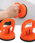 Two Pack Suction Cup Lifter For Glass And Tile Portable Vacuum Lifter Handheld Glass Puller in use lifting a car panel