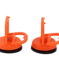 Two Pack Suction Cup Lifter Set For Glass Tiles And Mirrors, Heavy Duty Vacuum Lifter With Easy Clamp Handles, 2.6x2.2 Inch Gripping Cups