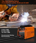 Person using Ultra Mini 140A 110V Arc And Lift TIG Welder With Shoulder Strap Portable 2 In 1 Welding Machine, FeifanKe visible