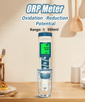 Discover the Ultimate 4-in-1 Digital PH ORP H2 Temperature Meter with ATC for Super Accurate Water Quality Testing in a glass