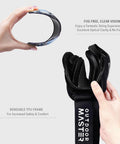Bendable frame of OTG Ski Goggles Over Glasses For Men Women Youth Anti Fog UV Protection Lens being flexed
