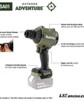 Outdoor Adventure 18V LXT Brushless Cordless High Speed Blower and Inflator Tool Only with descriptions of features
