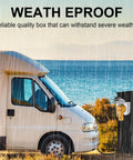 RV connected to Beefy 50 Amp NEMA 6-50R Outdoor Weatherproof Outlet Box With Waterproof Glands And Rugged 250V Welder Receptacle