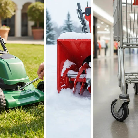 1/2-13 Nuts And Bolts Assortment With 3/4 Inch Head Locking Nylon Nut And 1/2 Inch Caster Axle Bolt Carbon Steel Galvanized for tools