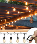 35 Piece Heavy Duty Eye Screw Hooks With Safety Buckle For Indoor And Outdoor Hanging Metal Ceiling Hooks installation