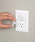 Keep curious hands safe with a 36-pack of removable, reusable electrical outlet covers that fit standard outlets and seal away live sockets