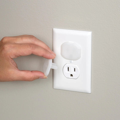 Keep curious hands safe with a 36-pack of removable, reusable electrical outlet covers that fit standard outlets and seal away live sockets
