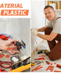 Outlet Spacers Set 60 Pieces For Electrical Box Extender Plastic Shims Plate, showing installation and material details.