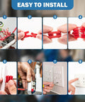 Step-by-step guide using 48 Piece Outlet Spacers Pack For Electrical Boxes And Wall Plates Plastic Spacers For Loose Plug Fix
