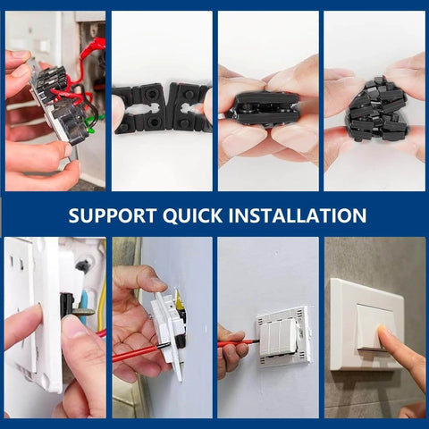 100 Piece Outlet Spacers For Electrical Boxes And Switch Receptacles Shims Extenders Black used in outlet installation