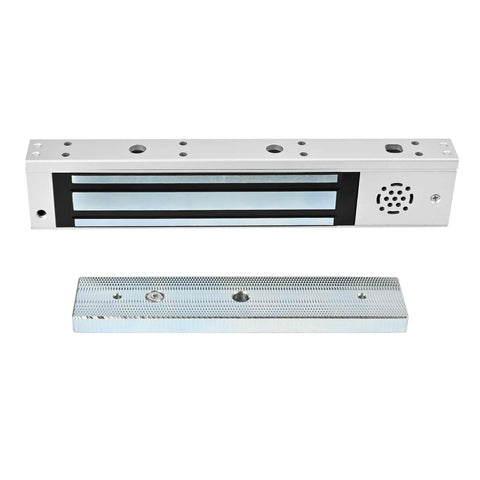 Outswinging Door Access System With 600lbs Magnetic Lock Kit Built In Alarm Beeper Remote Controller And Exit Button, silver lock parts