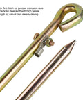 Portable Ground Rod With Ground Wire Lug For Electric Fences Antennas Satellite Dishes And Tie Out Stakes Half Inch Diameter