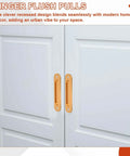 Oval Recessed Sliding Door Finger Flush Pulls 6 Inch Pack Of 2 Stainless Steel Pocket Door Pull Handles Installed on Doors