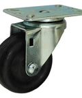 3-1/2” Bakery Rack Oven Casters, Handles temperatures up to 475°F Continuous & 550°F Intermittent, Set of 4 (No Brakes), side view